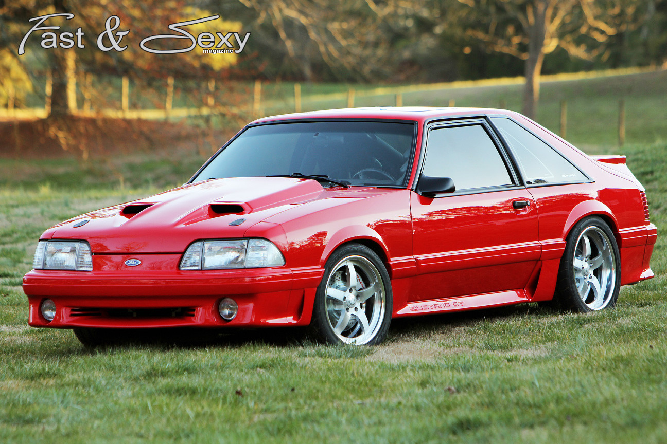 1993 Ford Mustang GT Fox Body Fast & Sexy Affiche eBay
