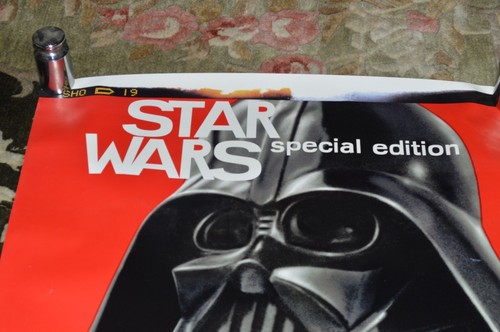 Rare 1998 Showtime Darth Vader Star Wars Special Edition Advertisement Poster - Picture 5 of 8