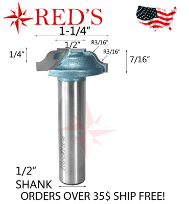 Tideway Ind RC1151 OGEE CNC MDF FAUX Cabinet Door Panel 1/2'' shank router bit