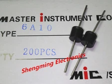 200PCS 6A10 6A 1000V High-power rectifier diode