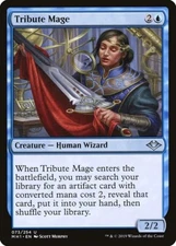 Tribute Mage 1x MtG Modern Horizons MH1 SP/NM
