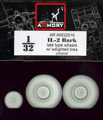Armory Models 1/72 ILYUSHIN IL-14 CRATE WEIGHTED WHEEL SET Resin Set 
