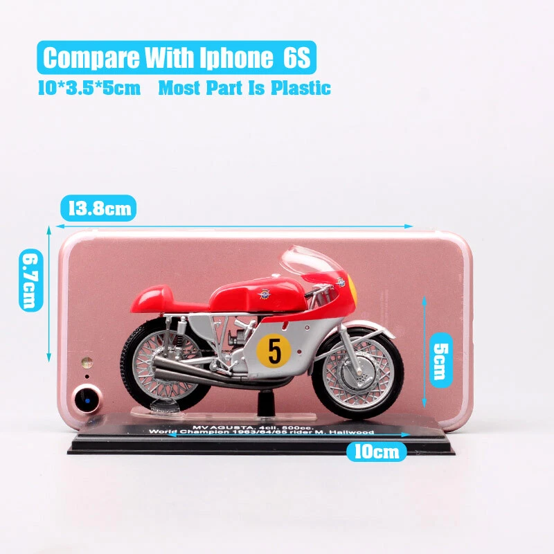 1/22 Italeri MV Agusta 4cil 500 bike Rider M.Hailwood motorcycle Diecast models - Image 3 of 4