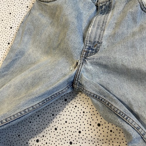 Vintage 1993 Levi's 560 Relaxed Jeans Men's 32x31 Straight Leg Baggy Jeans Light - Picture 6 of 11