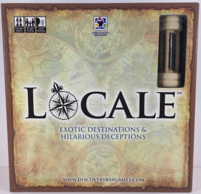 NEW Locale Board Game- Exotic Destinations & Hilarious Deceptions-Discovery Bay