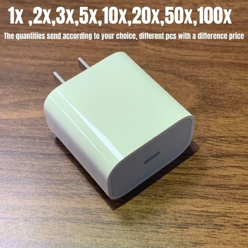 Wholesale 20W USB-C Wall Charger Power Adapter PD For Apple iPhone 14 13 12 11 8 - Picture 13 of 20