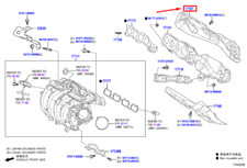 Toyota C-HR MK1 Abgaskrümmer Hitzeschild 1716737140 NEU ORIGINAL