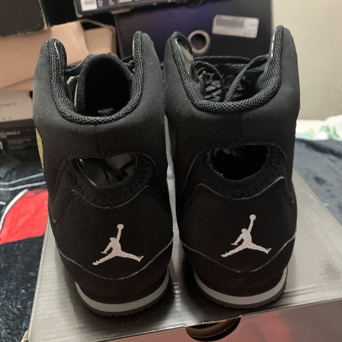 Jordan Boxer Retro Black super rare Olympic team 2008 Size Jordan Boxer Retro Black super rare Olympic team 2008 Size
