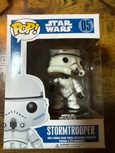 Funko Pop! Star Wars Series 1 05 Stormtrooper Small Font Vinyl Figure