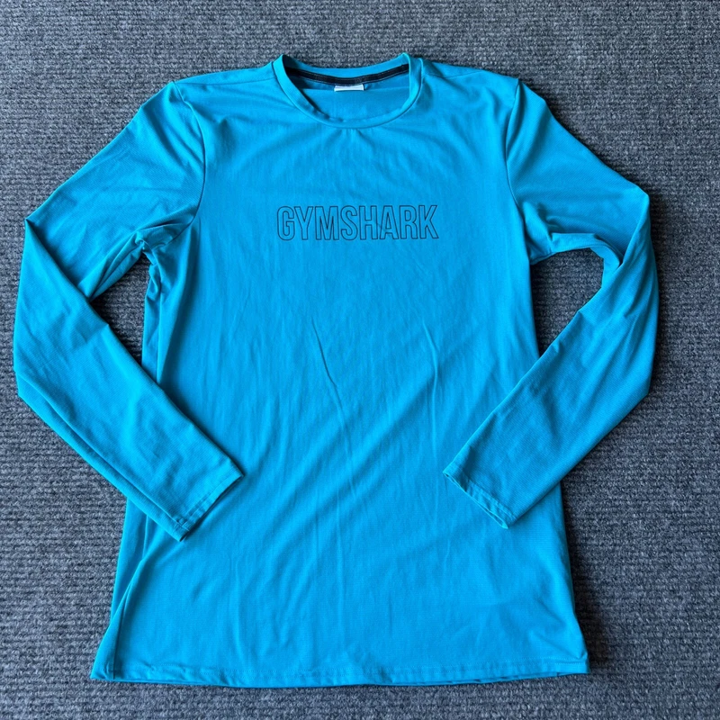 gymshark long sleeve gym workout performance lightweight shirt