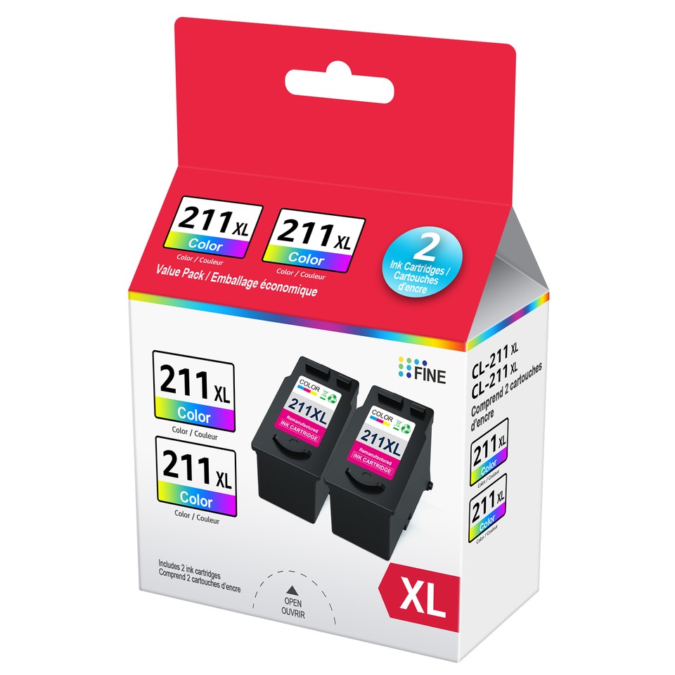 1 Confezione Cartuccia Inchiostro A Colori OSI 211XL CL-211XL Per - Foto 13