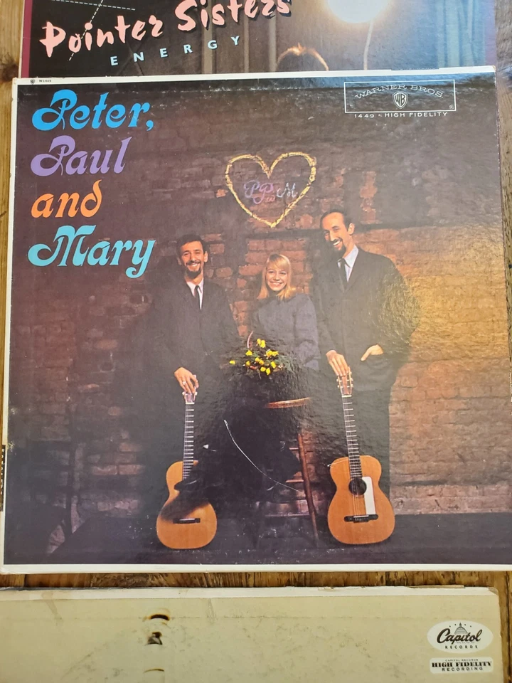 Vintage Vinyl Lot of 10 Pointer Sisters, Diamond, Sesame St, Nat Cole Records Foto 4 de 4