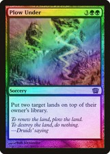 MTG すき込み/Plow Under 英語 foil JP】〈RF〉すき込み/Plow Under(Yellow) [ROS032]