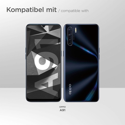 3x Schutzfolie Matt für Oppo A91 Displayschutz Handyfolie Flex Dünn Anti Reflex - 第 2/8 張圖片