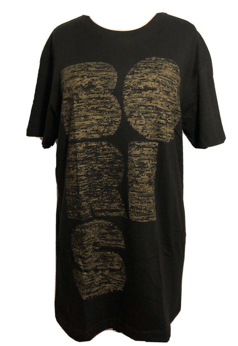 NWT BORIS T-SHIRTS Mens M Black Gold Graphic 2017 Tour Japanese