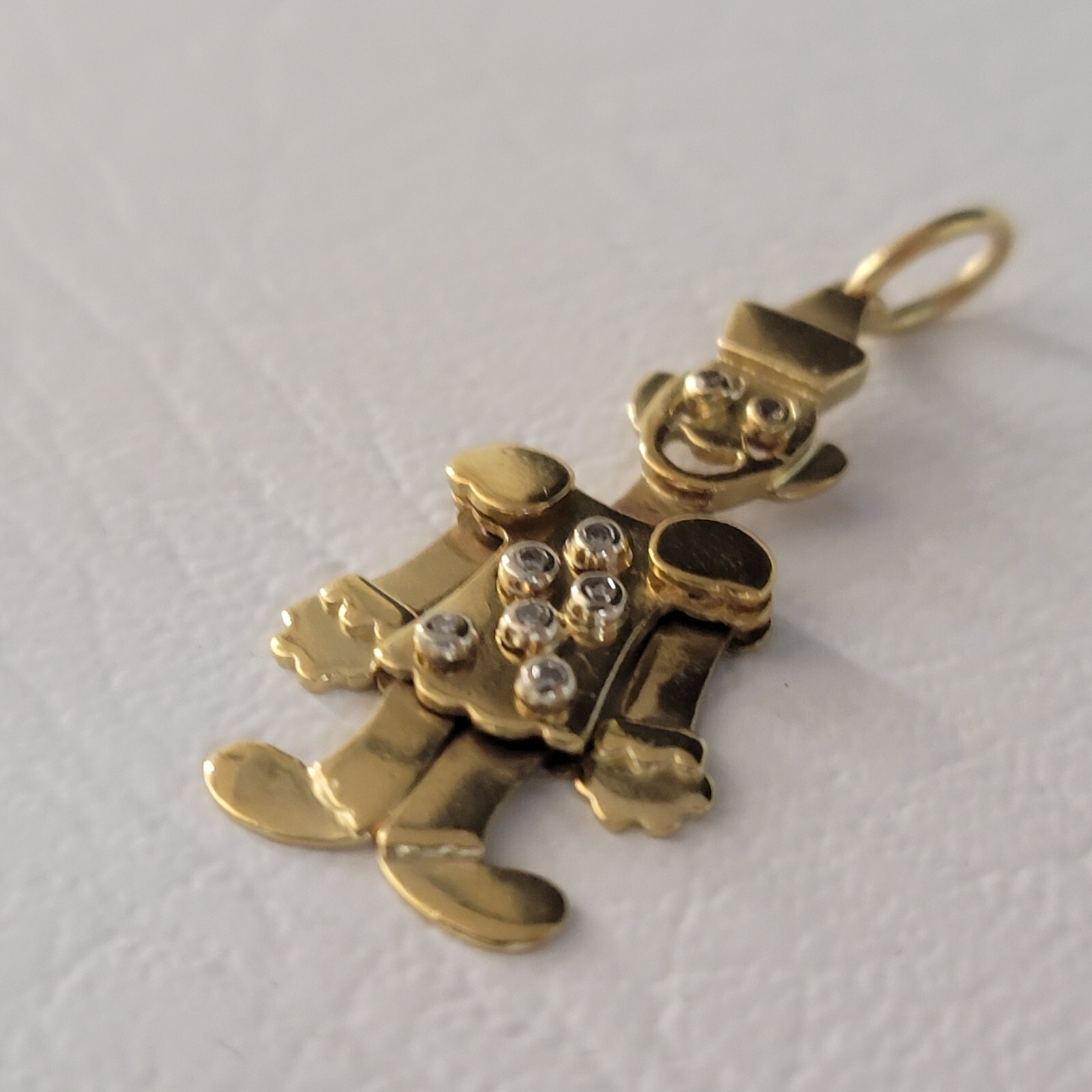 WEMPE SIGNED 18K SOLID GOLD AUTHENTIC DIAMOND  MO… - image 5