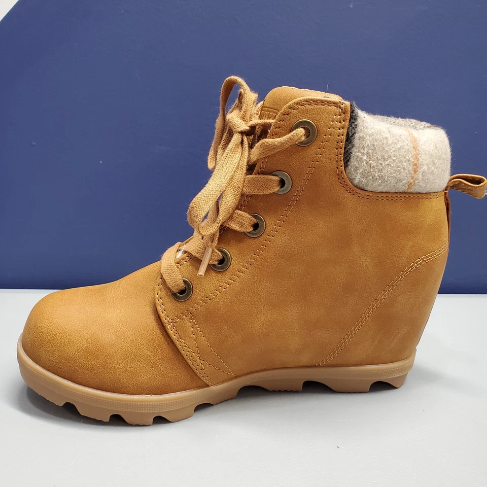 Botas al tobillo de invierno Lugz Marsella para mujer talla 7 tostadas punta redonda con cordones WMARSV-2370 Foto 4 de 4
