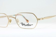 WINDSOR BRENDEL 506 C.2 Strong Vintage Eyeglasses Glasses Hexagon Gold