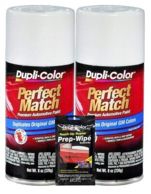Dupli-Color Polar/Arctic White Exact-Match Automotive Paint For GM Vehicles -...