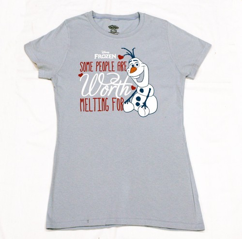 Disney Frozen Some People Worth Melting For OLaf JUNIORS Licensed T Disney Frozen Some People Worth Melting For OLaf JUNIORS Licensed T