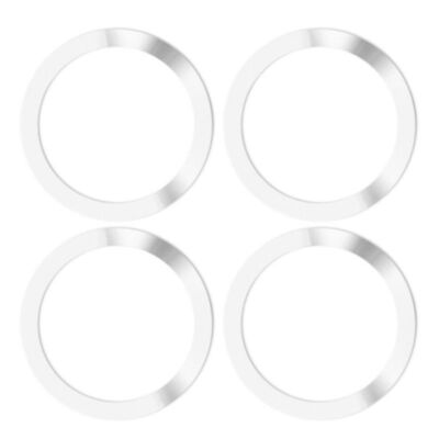 4PC Metal Ring for Magnetic Qi Wireless Charger Air Vent Magnet Car Mount Holder