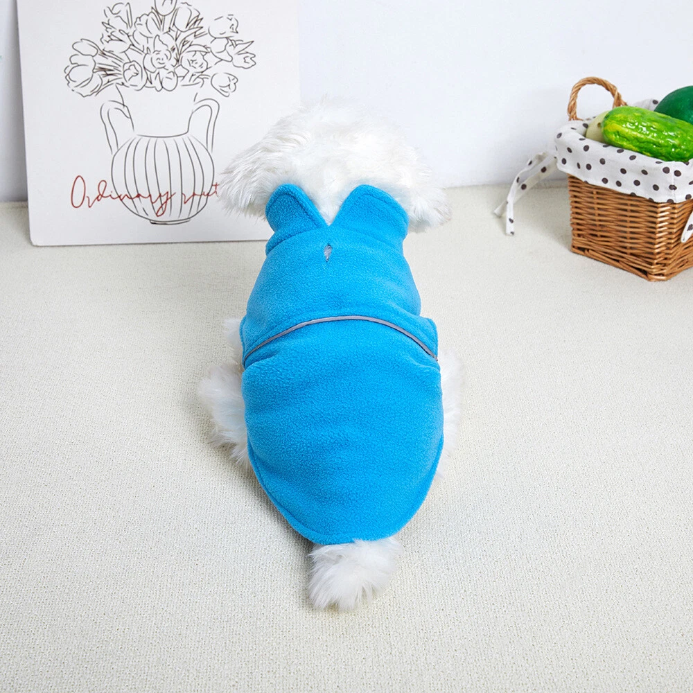 VETEMENTS Abbigliamento per cani maglione caldo in pile giacca per cani cappotto cucciolo felpa con cappuccio us 