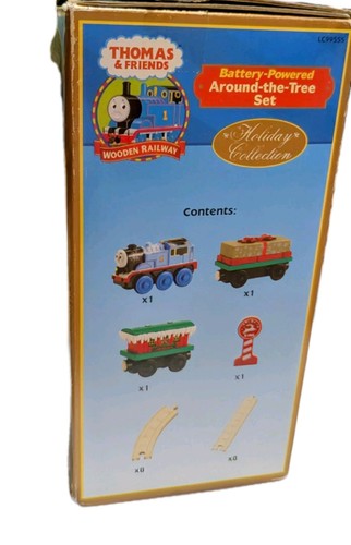 Vtg Thomas & Friends Xmas Train Around-The-Tree Set Musical NEW Unused Boxed '05 - Picture 14 of 23