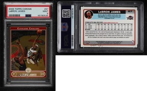 2006-07 Topps Chrome LeBron James #67 PSA 9 MINT