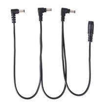 1 to 3 Cable Daisy Chain Guitar Effect Pedal Power Supply Splitter Cable Adapter