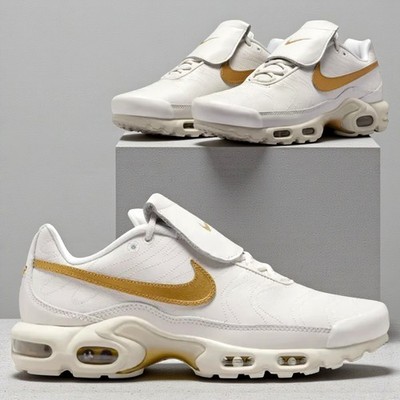 Nike Air Max Plus Tiempo Shoes Phantom Metallic Gold HV2541-001 Men's Sizes NEW