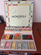 Vintage 1964 Monopoly Board Game Red Box Parker Bros Complete Original Pieces