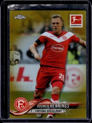 2018-19 Topps Chrome Bundesliga Gold Refractor /50 Rouwen Hennings