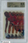 1995-96 Fleer Metal Slick Silver #3 Michael Jordan Chicago Bulls HOF BGS 9.5