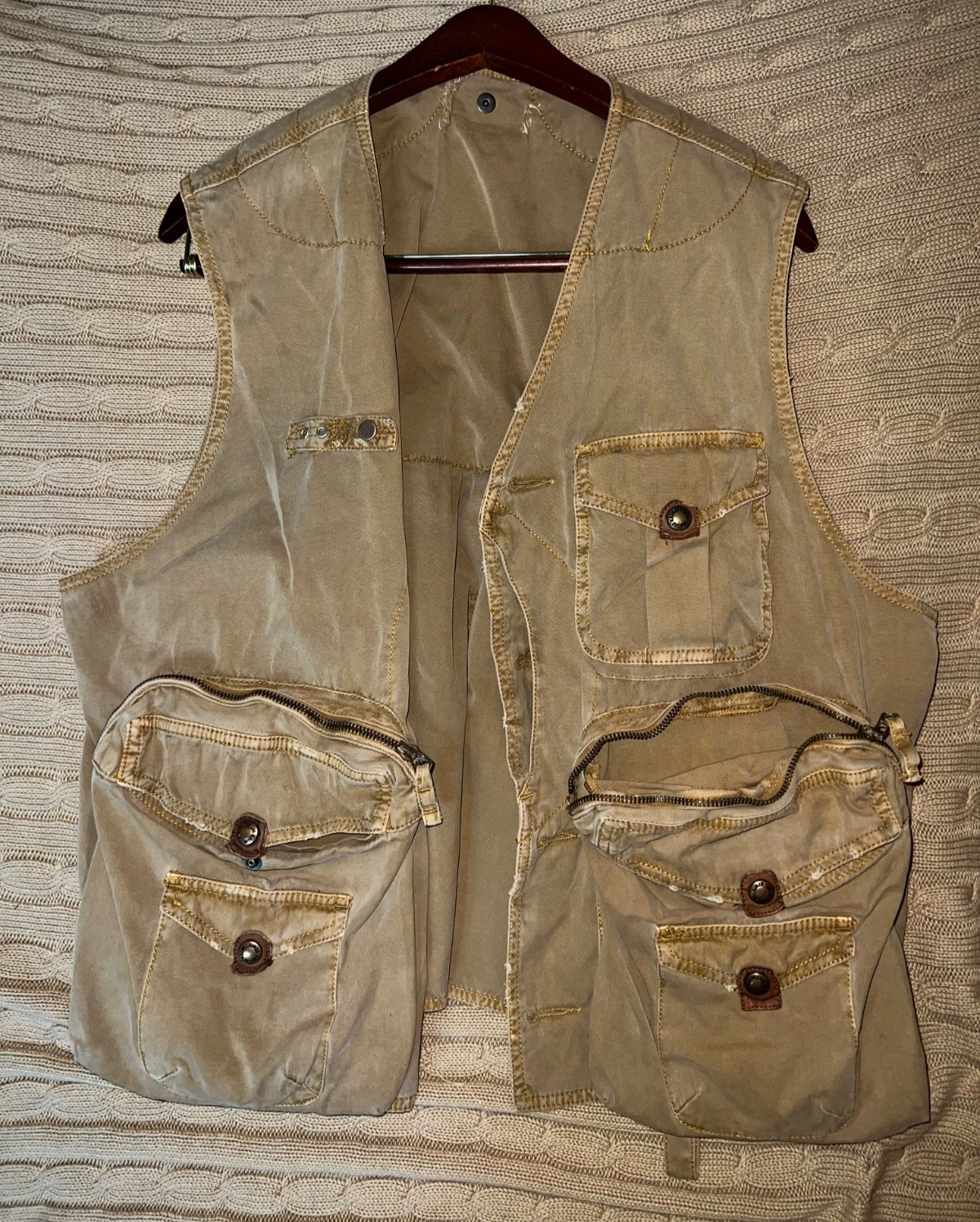 Vintage 90s Polo Ralph Lauren Hunting Utility Vest Men’s Large
