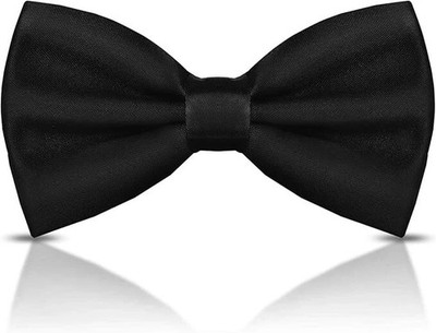 Mens Satin Silk Oversized Bow Tie Solid Color Formal Tuxedo Big Bowtie High Qual