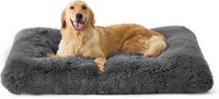Hundebett Flauschig Waschbar Rutschfest GroßE Hunde OrthopäDisch Dunkelgrau