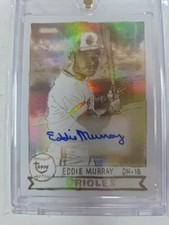 2025 Topps Shoebox Treasures Eddie Murray 1/1 Auto Orioles Gold Foil One Of One