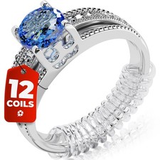 Ring Sizer Adjuster for Loose Rings - 12 Pack, Guards, 12 pcs 1-6 mm , Clear
