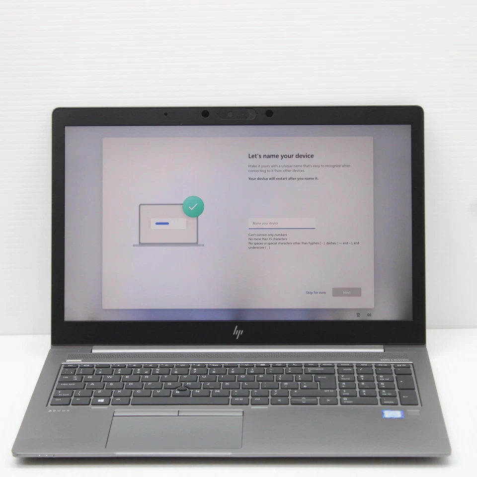 HP ZBook 15u G6 15.6 in Laptop Intel i7 8565U 16GB RAM 500GB SSD Radeon WX3200 - Image 2 of 4