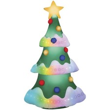 8'11" LED Christmas Tree w/ Rainbow Wave Inflatable Outdoor Yard Holiday Decor