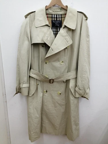 Burberry London Trench Coat Beige Women Size Asian Fit 48 Nova Check U Japan