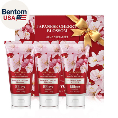 Hand Cream Moisturizing Luxury Set - 3PCS X 2.5Oz Japanese Cherry Blossom Lotion