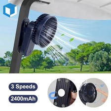 Magnetic Clip on Personal Fan 2400mAh Rechargeable Outdoor Portable Mini Fans
