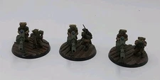 GW Warhammer 40k Astra Militarum Heavy Weapons Squad Lascannons Painted 