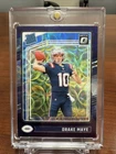 2024 Panini Donruss Optic - Rated Rookie Drake Maye #229 Purple Scope Prizm (RC)