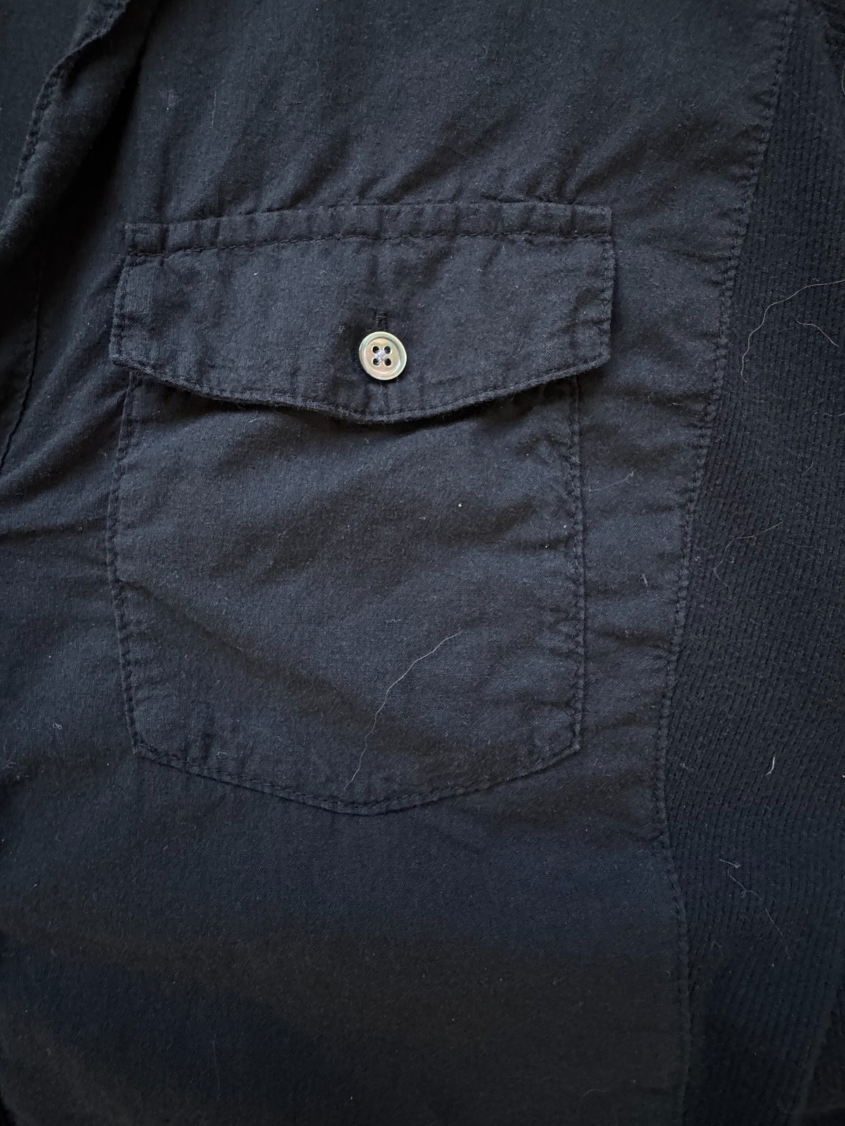 James Perse Ribbed Panel Surplus Button Down Shir… - image 4