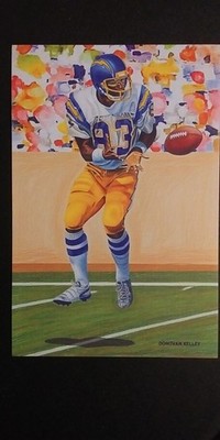 John Jefferson Custom 4x6 Art Card San Diego Chargers New 2026