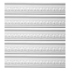 Renovator's Supply Ornate White Urethane Foam Emperial Cornice  5 Pieces Totali