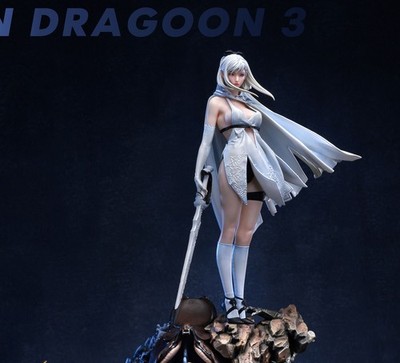 Coolbear Studio Zero 1/4 Scale Resin Statue Model Painted Dragon Girl Stand ver.