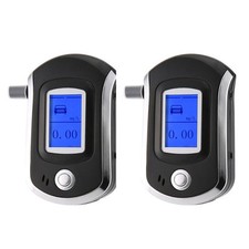 Portable Digital Alcohol Tester   CE Approved, LCD Display  Easy to Use - 2pack